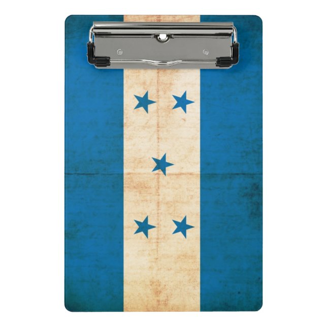 Mini Prancheta Bandeira do Grunge de Honduras (Frente)