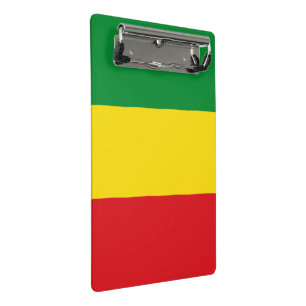 Mini Prancheta Bandeira Rastafári Rasta Etíope