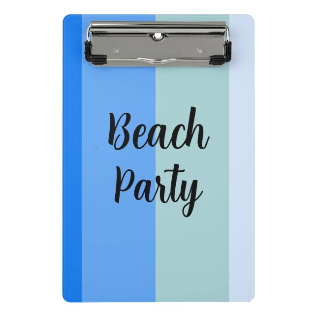 Mini Prancheta Beach Vibes, Blue Stripes (Frente)