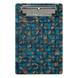 Mini Prancheta Beautiful Patchwork "Look" in Dark Teal
