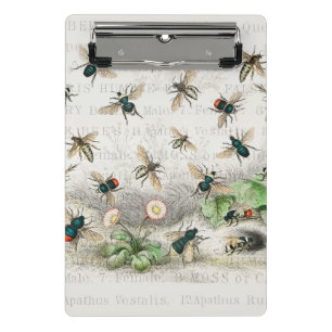 Mini Prancheta Bee Honey Queen Bees Antique