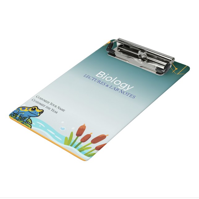 Mini Prancheta Biology clipboard – Study Notes & Lab Organization (Inclinado3)