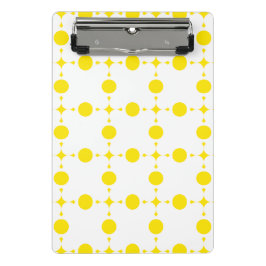 Mini Prancheta Bolinhas amarelas, padrão de Bolinhas, pontos, pon
