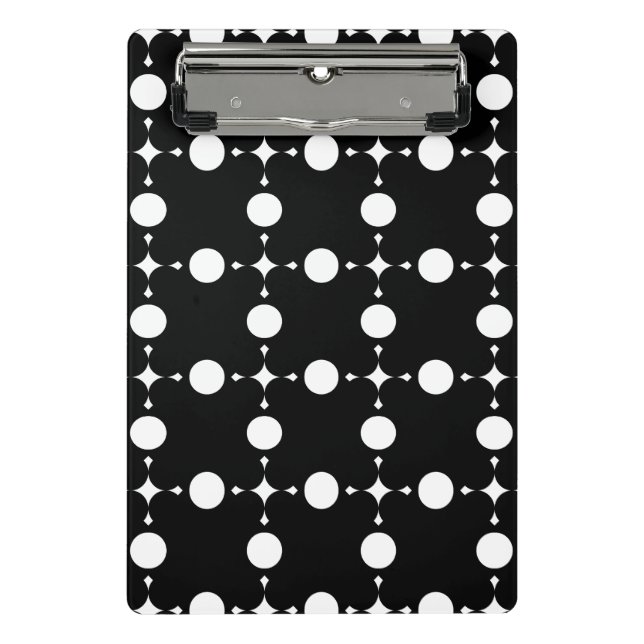 Mini Prancheta Bolinhas brancas, padrão de Bolinhas, pontos, pont (Frente)