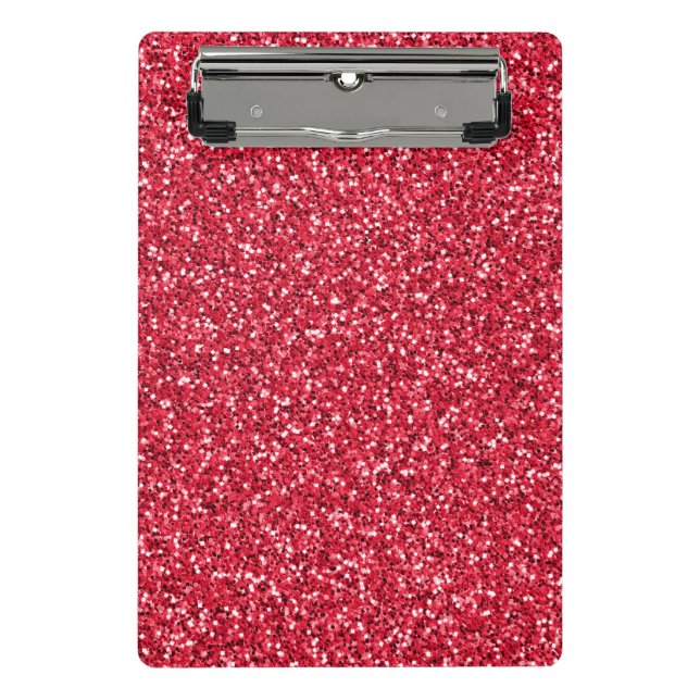 Mini Prancheta Brick Red Glitter (Frente)