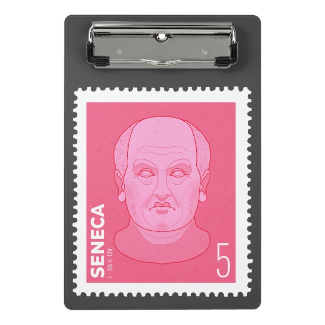 Mini Prancheta Briefmarke Seneca -   (Frente)