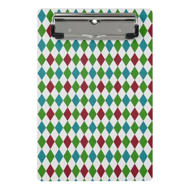 Mini Prancheta Brilho de Diamante Multicolor (Frente)