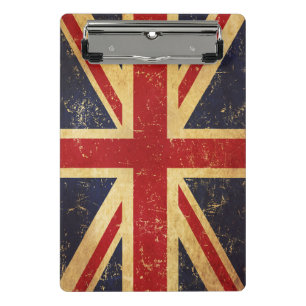Mini Prancheta British Union Jack Flag Vintage