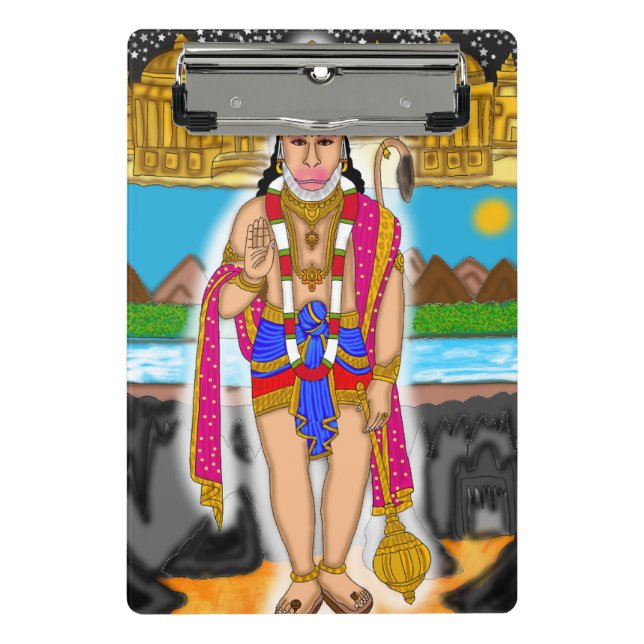 Mini Prancheta Caderno do Senhor Hanuman (Frente)