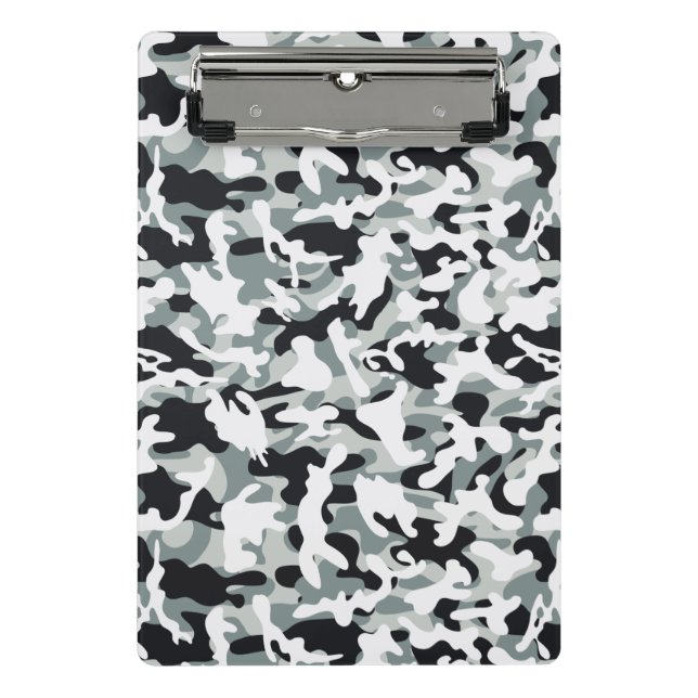 Mini Prancheta Camuflagem Poeira de Neve (Frente)