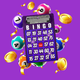 Mini Prancheta Cartão Bingo Puro