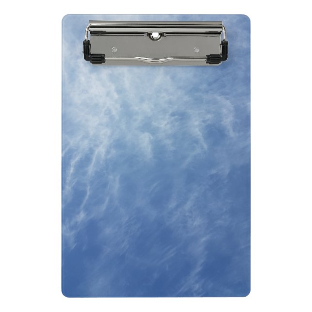 Mini Prancheta Céu, nuvens, azul, branco, azul e branco, céu azul (Frente)
