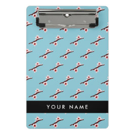 Mini Prancheta Cherry Blossom, Pink Sakura, Seu Nome