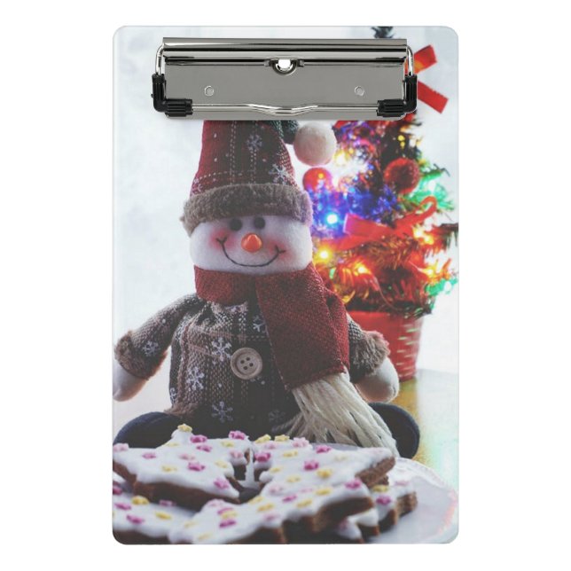 MINI PRANCHETA CHRISTMAS SNOWMAN (Frente)