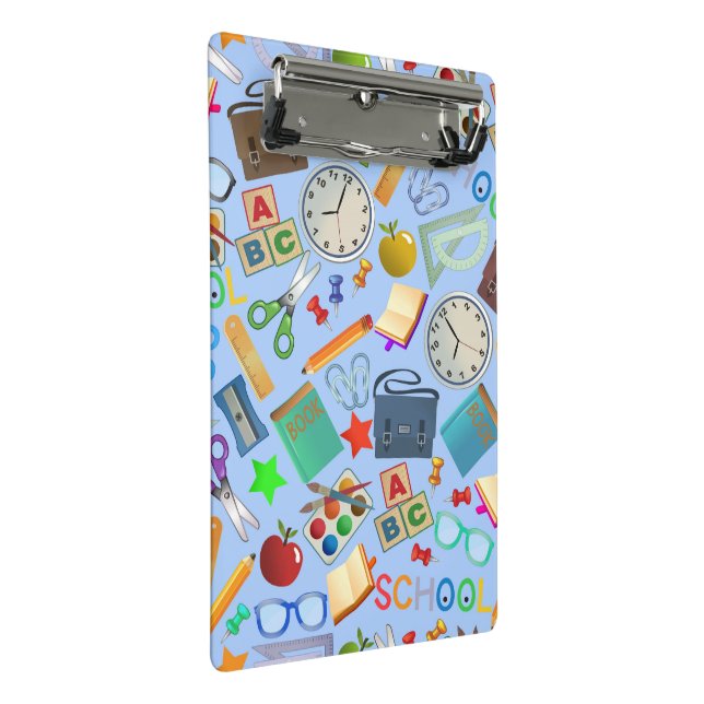 Mini Prancheta Colagem de fontes de escola (Inclinado)