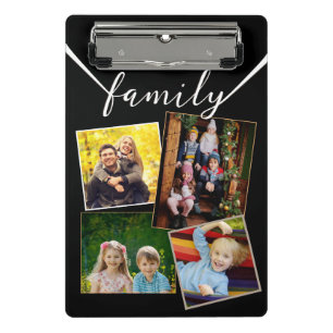 Mini Prancheta Colagem de Fotos 4 Imagens Personalizadas com Tema