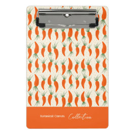 Mini Prancheta Coleção de Cenouras Botânicas