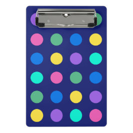 Mini Prancheta Colorful Geometric Dots