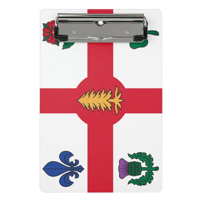 Mini prancheta com a bandeira de Montreal, Canadá (Frente)