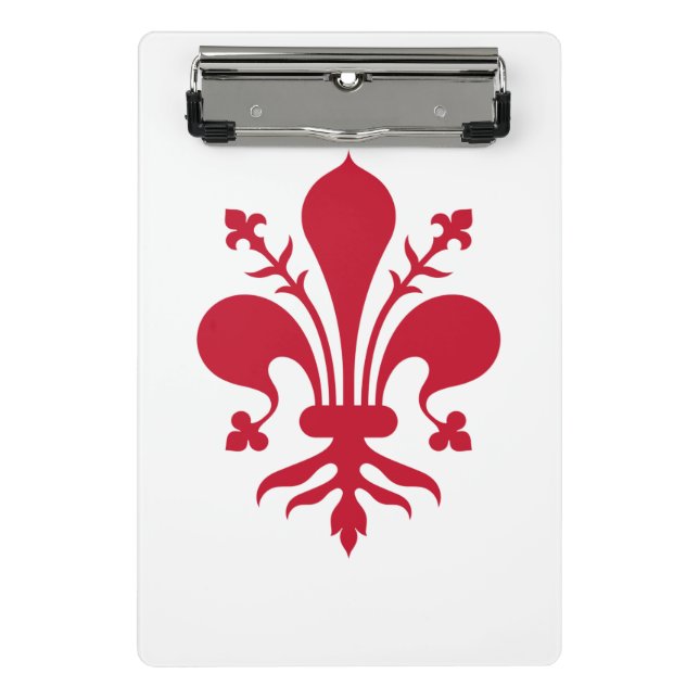 Mini prancheta com bandeira de Florença, Itália (Frente)