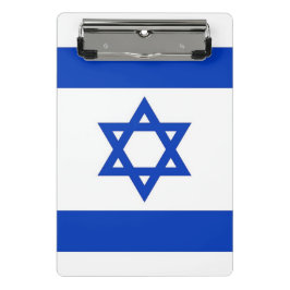 Mini prancheta com bandeira de Israel
