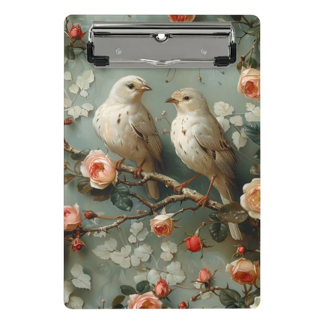 Mini Prancheta Coquette Birds Floral (Frente)