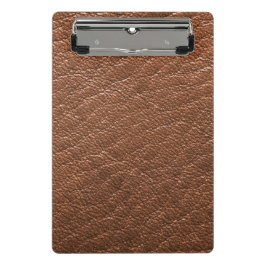 Mini Prancheta Couro castanho