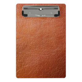 Mini Prancheta Couro castanho