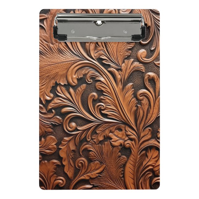 Mini Prancheta Couro-rústico (Frente)