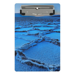 Mini Prancheta Crepúsculo de Badwater, o Vale da Morte,