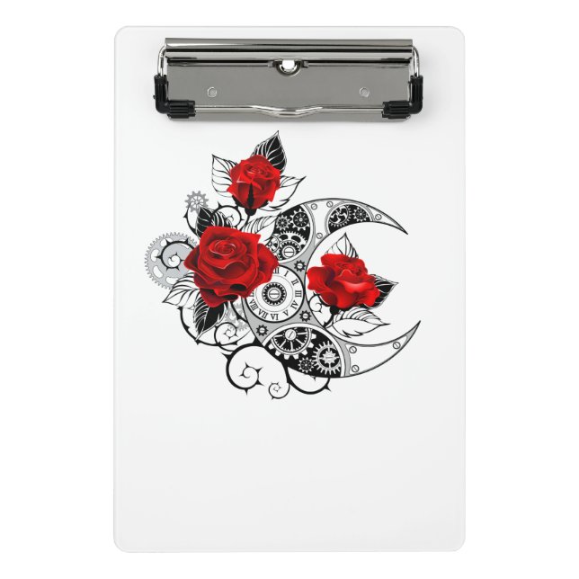 Mini Prancheta Crescente Mecânico com Rosas vermelhas (Frente)