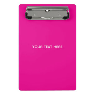 Mini Prancheta Crie Seu Próprio Cartão Postal de Convite Magenta