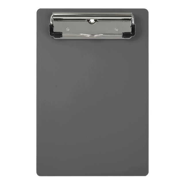 Mini Prancheta Crie seu próprio design personalizado cinza escuro (Frente)