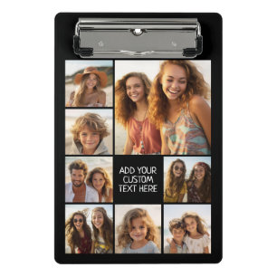 Mini Prancheta Crie uma colagem de fotos personalizada com 8 foto