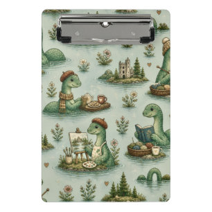 Mini Prancheta Criptídeos Aconchegantes Nessie Monstro do Lago Ne