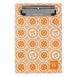 Mini Prancheta Damasceno Preppy de Pickleball – Motivo Dink Laran