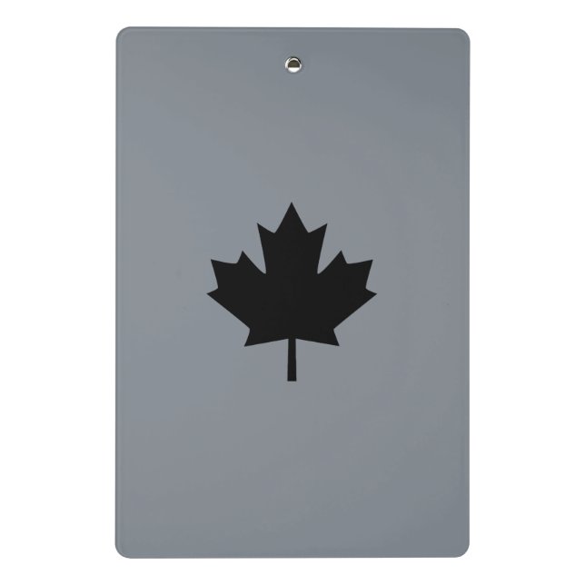 Mini Prancheta Decor de Folha Preta Canadense (Verso)