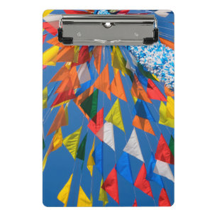 Mini Prancheta Decoração de Bandeira Triangular