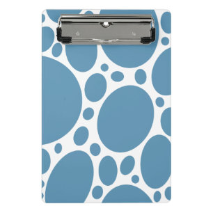 Mini Prancheta Denim Bule Bubbles
