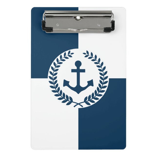 Mini Prancheta Design com tema náutico (Frente)