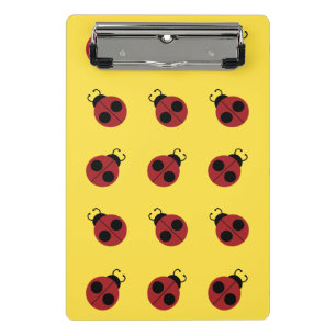 Mini Prancheta Design de padrão Ladybug