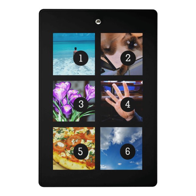 Mini Prancheta Design facilmente a sua própria colagem fotográfic (Verso)