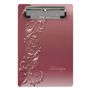 Mini Prancheta Design Ornamentado Dourada popular