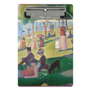 Mini Prancheta Domingo na pintura de La Grande Jatte Seurat