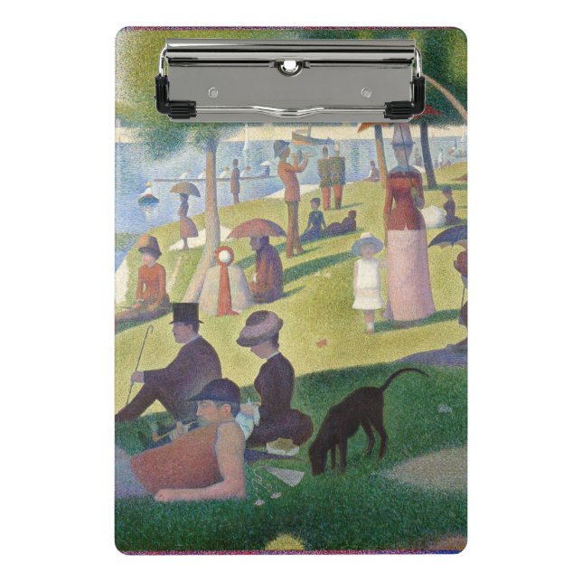 Mini Prancheta Domingo na pintura de La Grande Jatte Seurat (Frente)