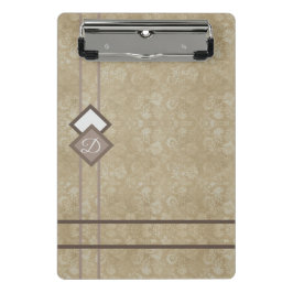 Mini Prancheta Dourado damasco