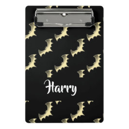 Mini Prancheta Dourados morcegos em preto