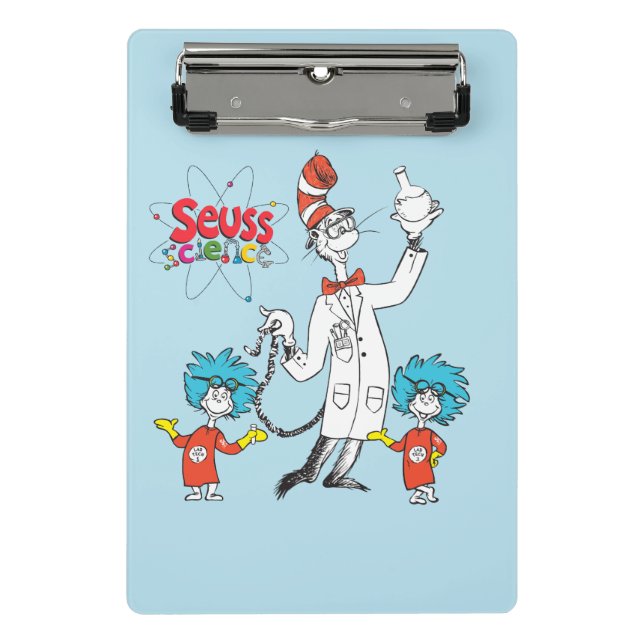 Mini Prancheta Dr. Seuss | Gato na Ciência do Hat Seuss (Frente)