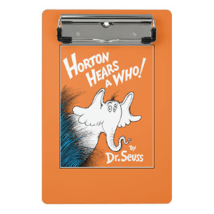 Mini Prancheta Dr. Seuss Horton Hears A Who The Book