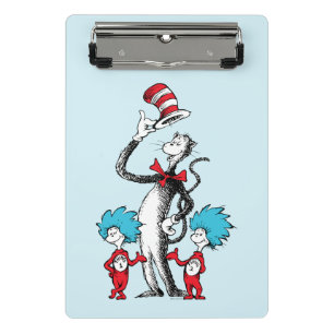 Mini Prancheta Dr. Seuss O Gato no Chapéu, Coisa Um e Coisa Doi